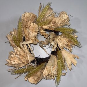 Wheat Mini Wreath 11in